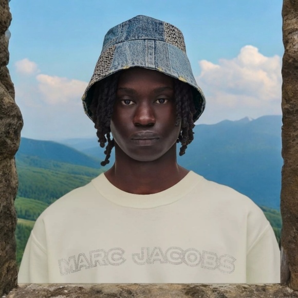 Marc Jacobs Bucket Hat Patchwork Boho Fun - Picture 1 of 5